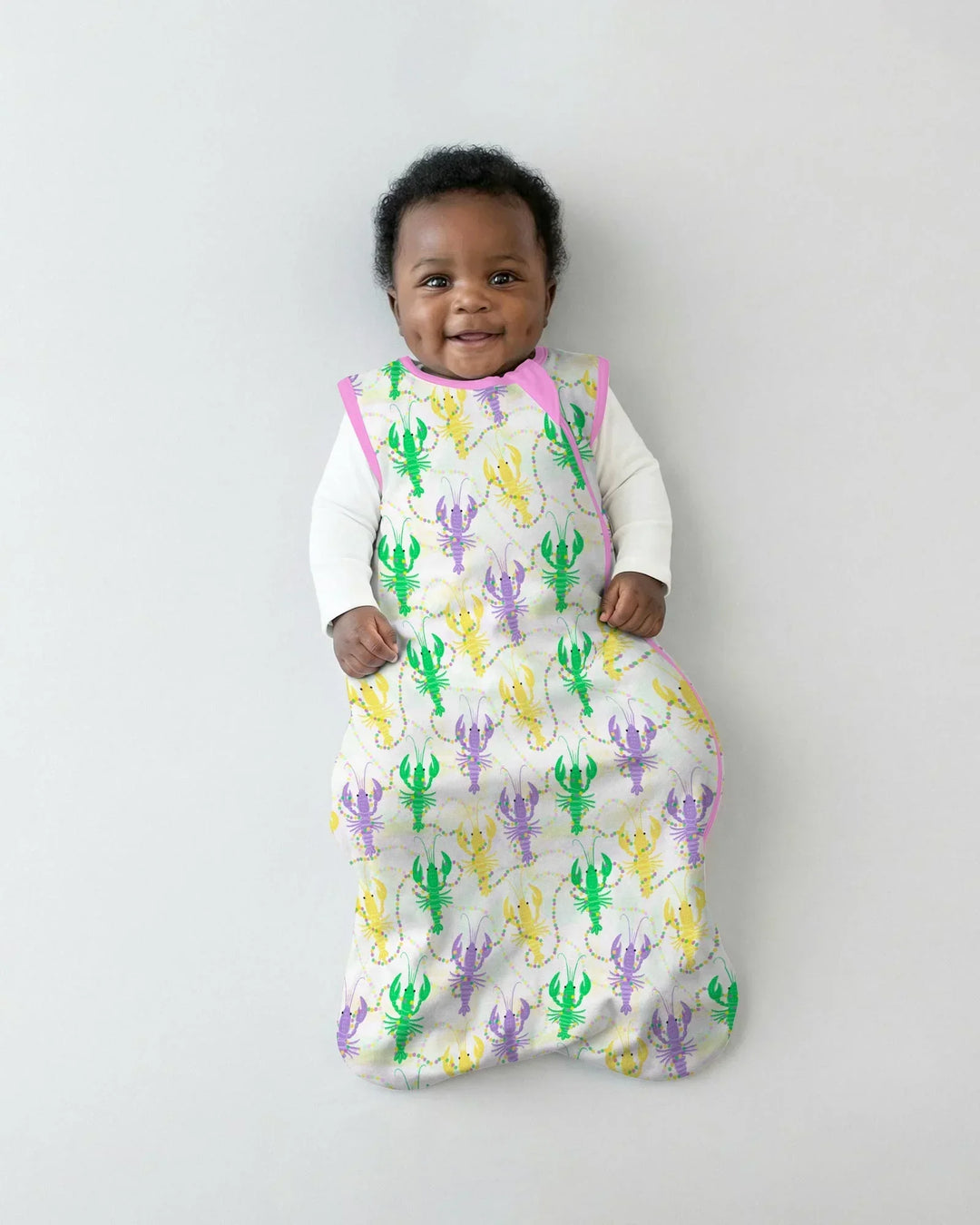 Mardi Gras Crawfish Family Matching Bamboo Sleep Bag