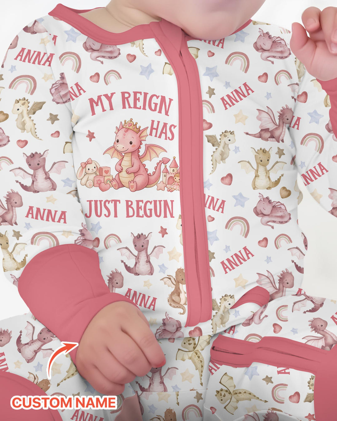 My Reign Has Just Begun Custom Name Bamboo Convertible Zippy