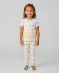 Softbal Coquette Bow Two Piece Short Sleeve Pajama Set