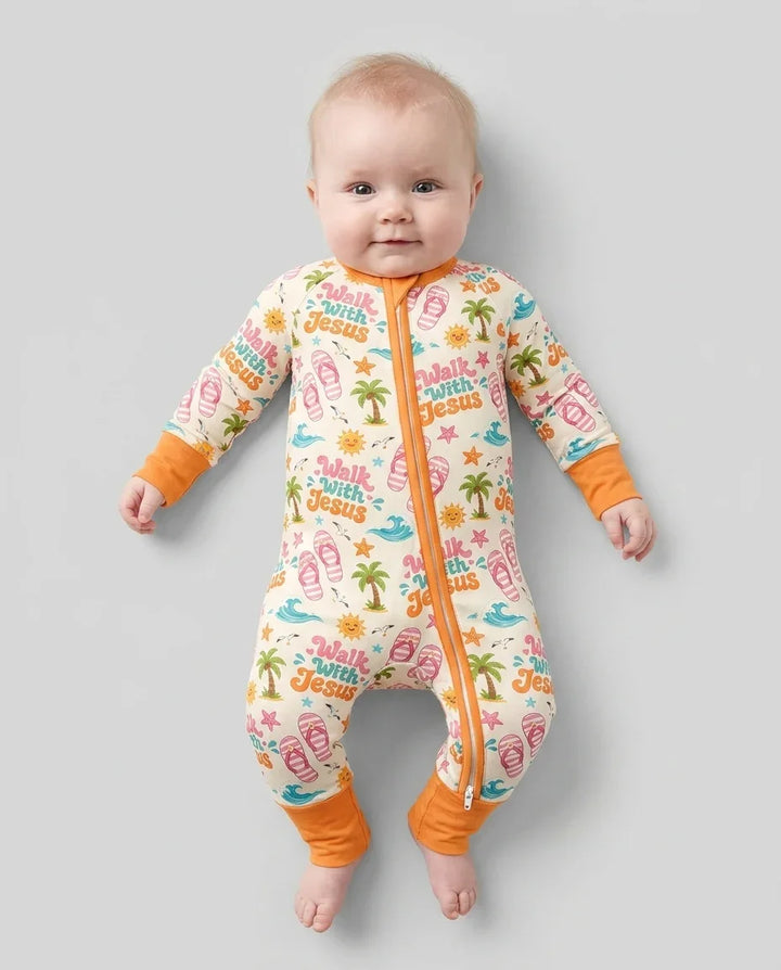 Gerippte Babykleidung mit individuellem Foto - Weich &amp; Skizzenhaft