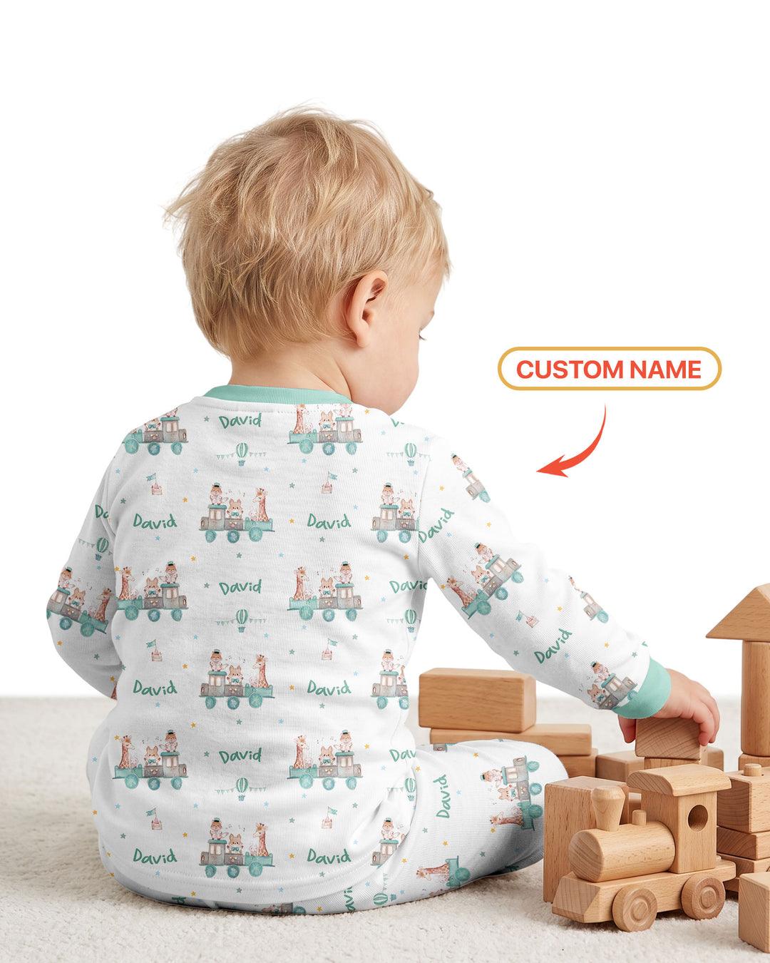 Custom Name Moved Out of My Mom's & Place Got My Own Crib Bamboo Two Piece Long Sleeve Pajama Set