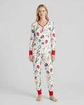 Preppy Coastal Bamboo Women Pajama Set