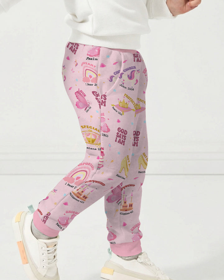 God Says I Am Girl Jogger