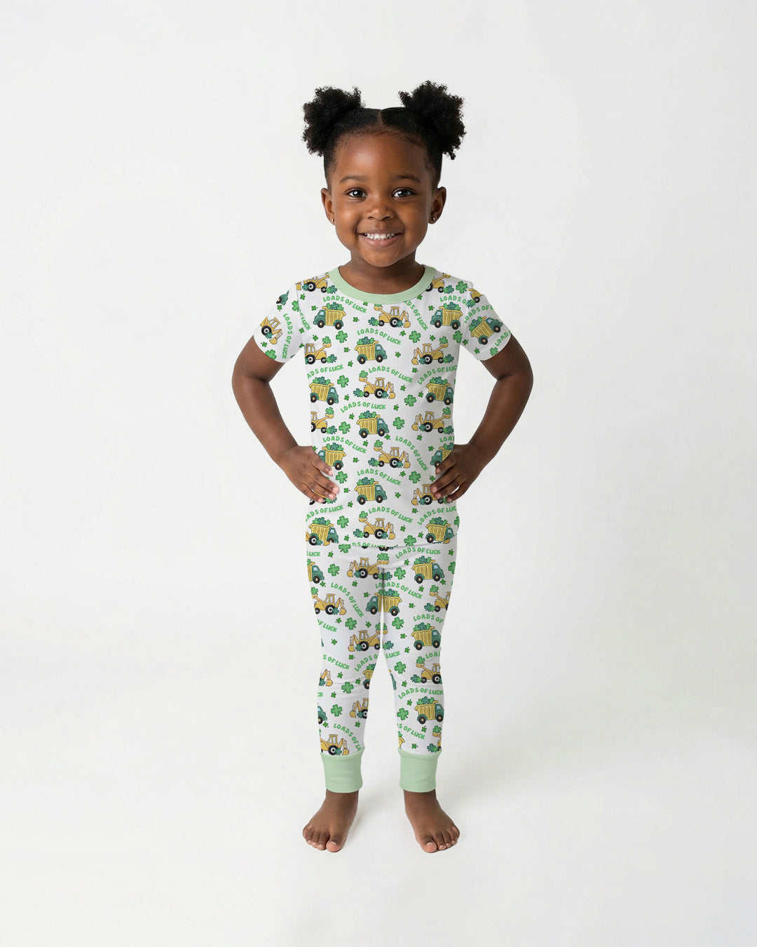 Loads Of Luck Two Piece Short Sleeve Pajama Set