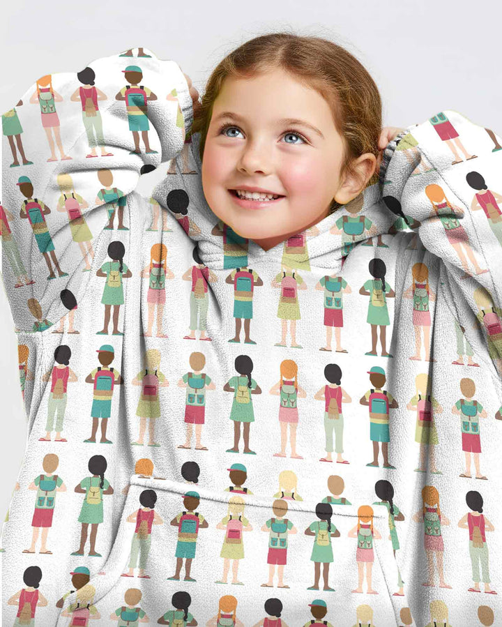 Plantilla de Sudadera Manta de Bambú Personalizada