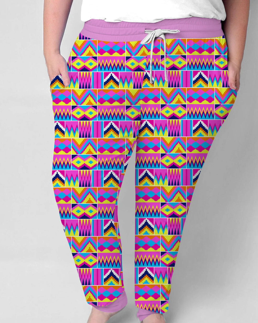 Kente Vibes Family Matching Bamboo Women Pajama Set