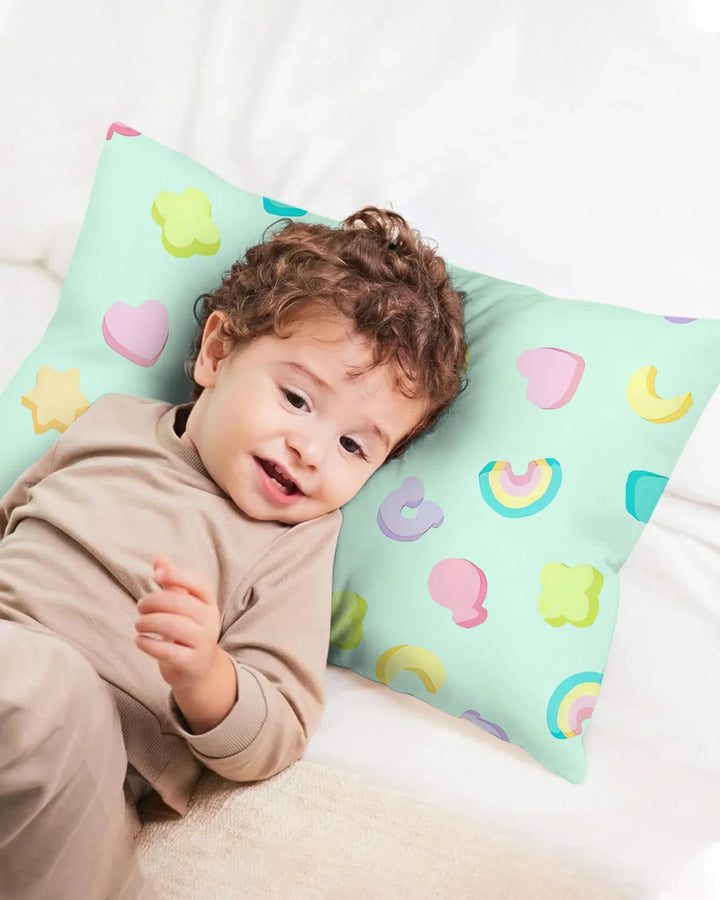 Pastel Lucky Charms Scatter Pillow Case