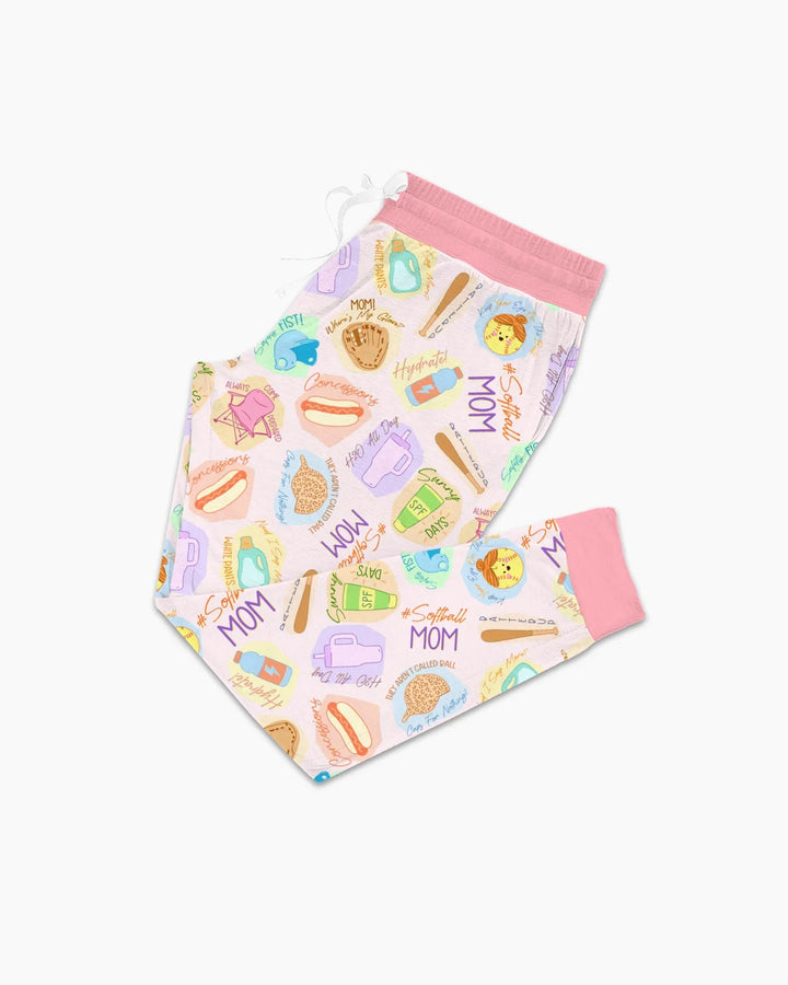 SoftBall Mom Saves The Days Women Pajama Set