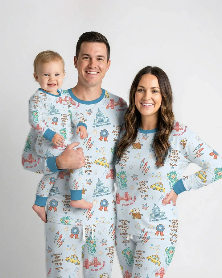 250 Years Of Freedom Men's Pajama Set
