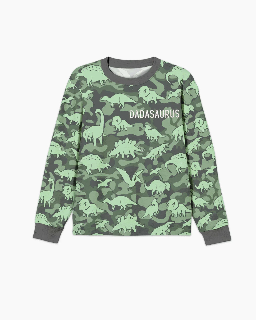 Embroidered Matching With Dadasaurus Bamboo Men's Pajama Set
