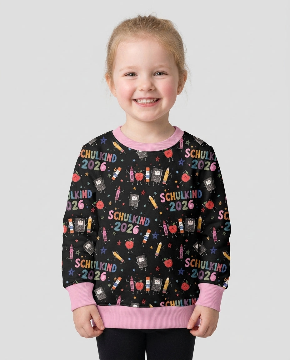 Sudadera de cuello redondo de bambú con el alfabeto hebreo
