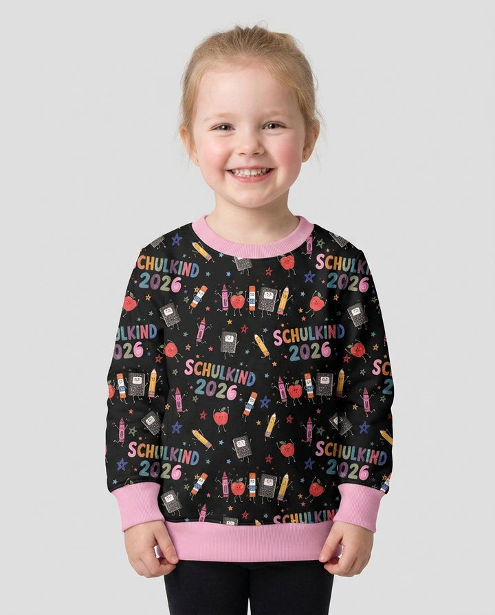 Sudadera de cuello redondo de bambú con el alfabeto hebreo