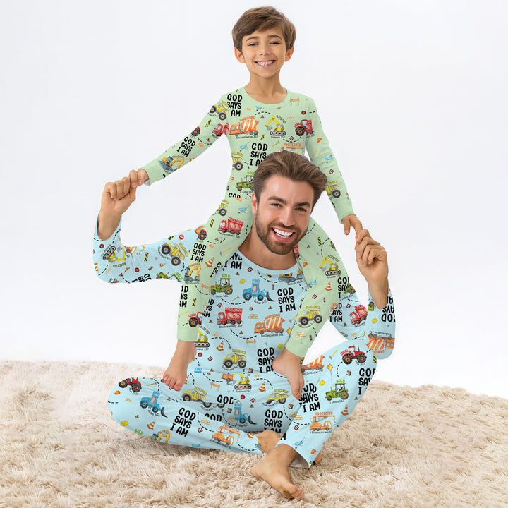 God Says I am Men's Pajama Set
