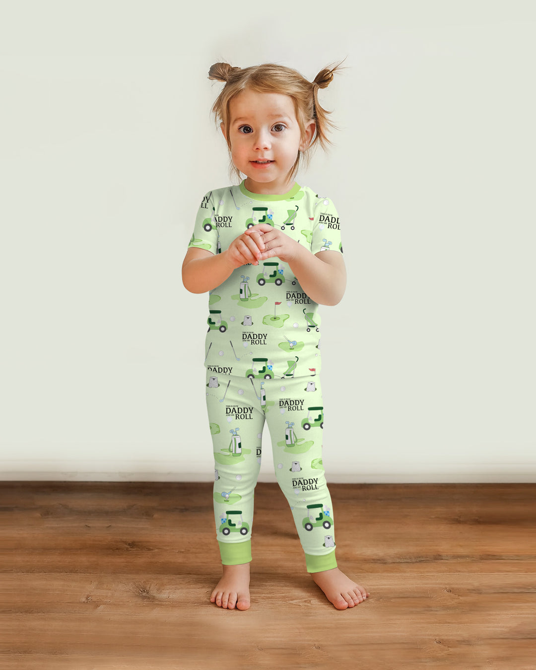 Daddy Golf Team Two Piece Short Sleeve Pajama Set