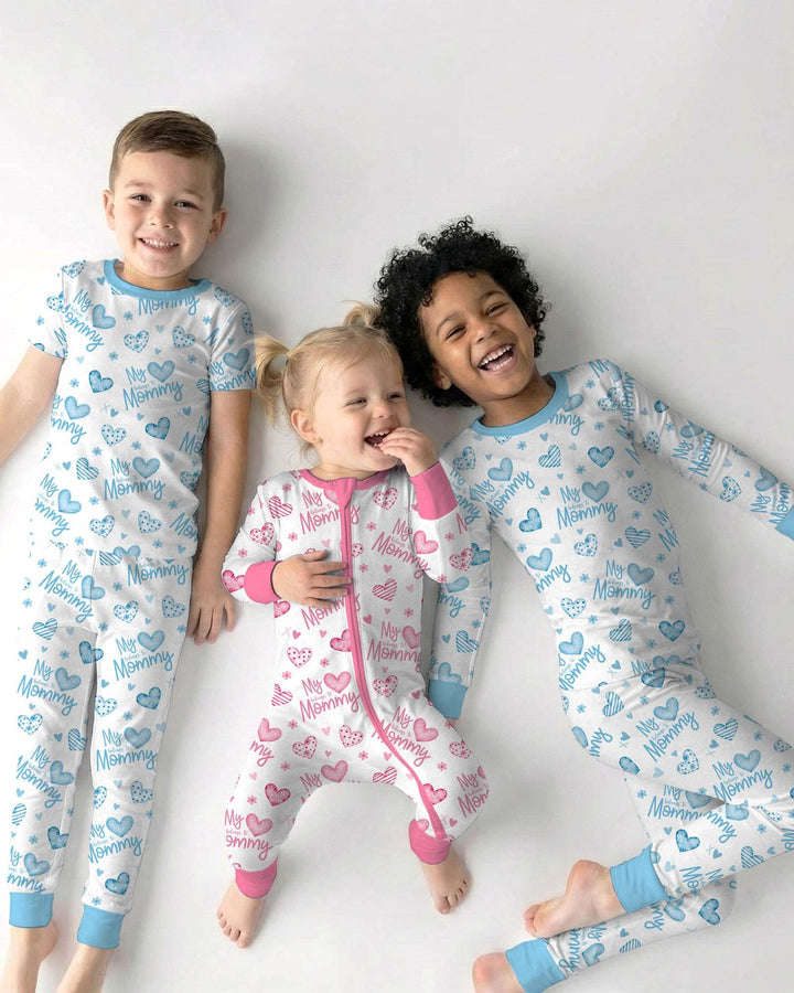 My Heart Belongs To Mommy Bamboo Two Piece Long Sleeve Pajama Set