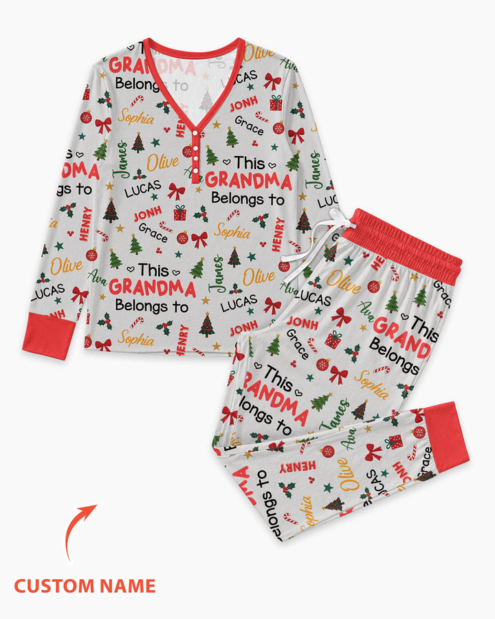 Loved By My Kids Bamboo Women Pajama Set
