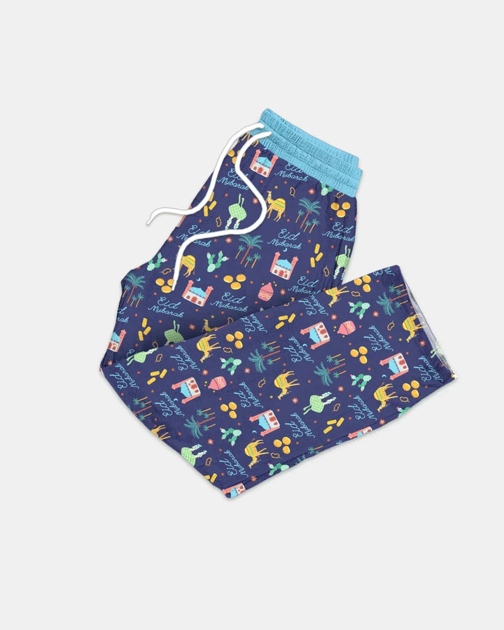 Eid Mubarak Matching Family Men's Pajama Set