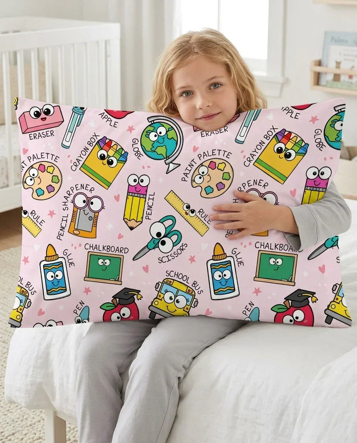 Happy School Pals Bamboo Pillow Case