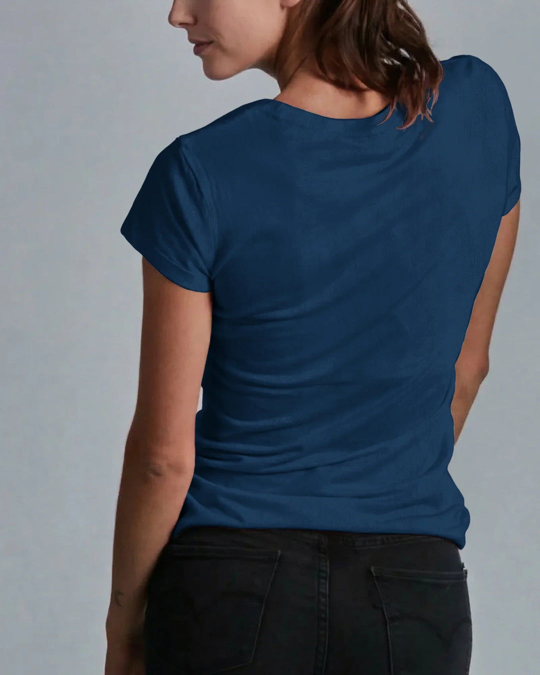 Solid Color Bamboo Women T-Shirt