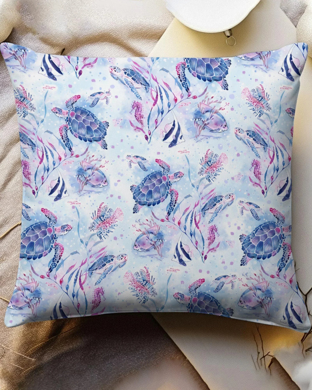 Little Turtles Family Matching Bamboo Pillow Case