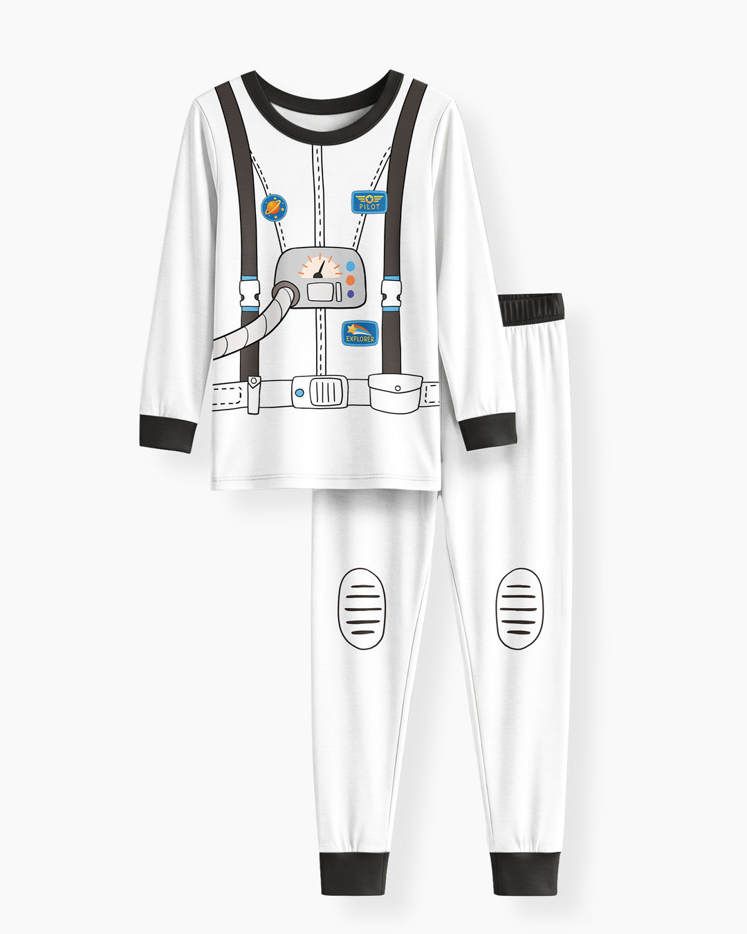 Future Astronaut Bamboo Two Piece Long Sleeve Pajama Set