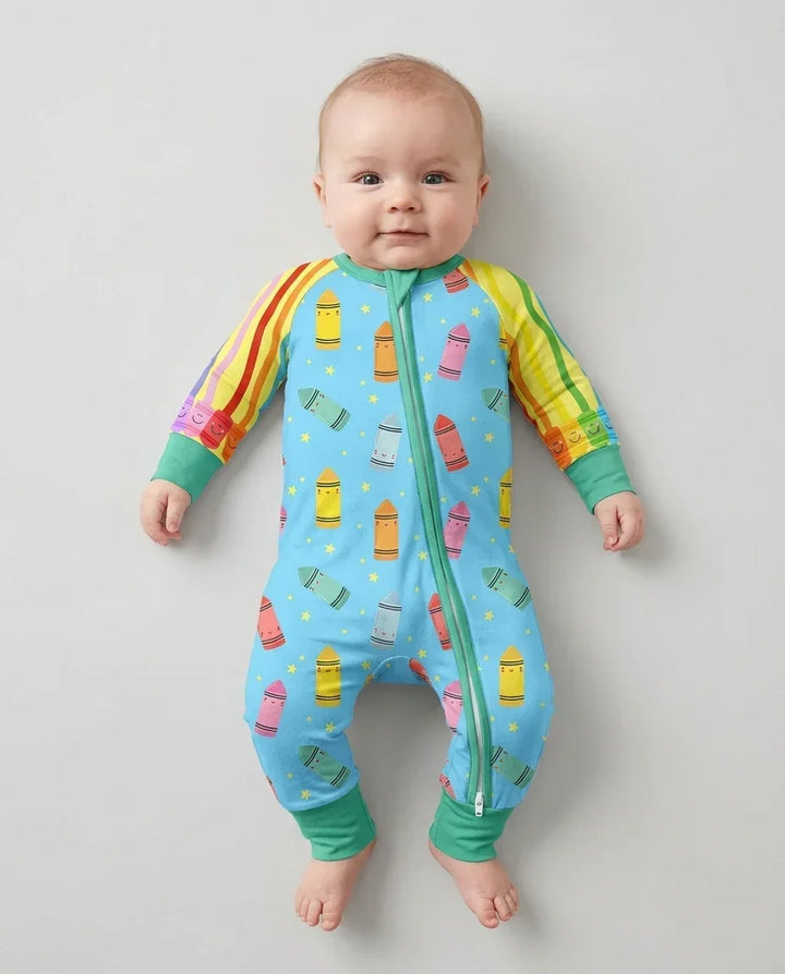 Gerippte Babykleidung mit individuellem Foto - Weich &amp; Skizzenhaft