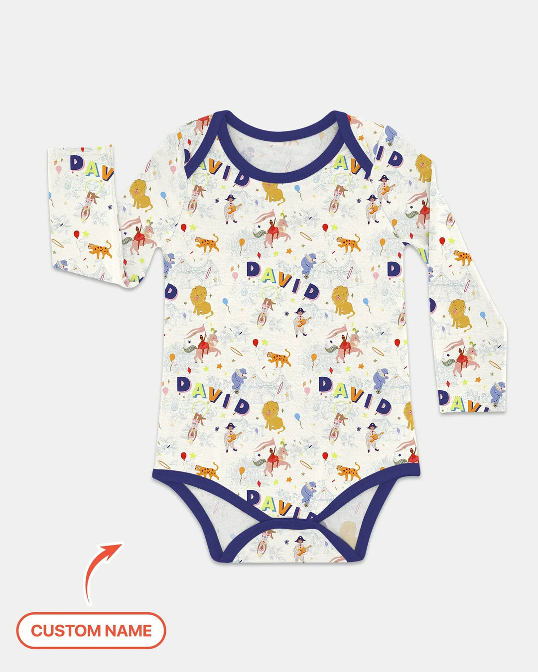 Gerippte Babykleidung mit individuellem Foto - Weich &amp; Skizzenhaft