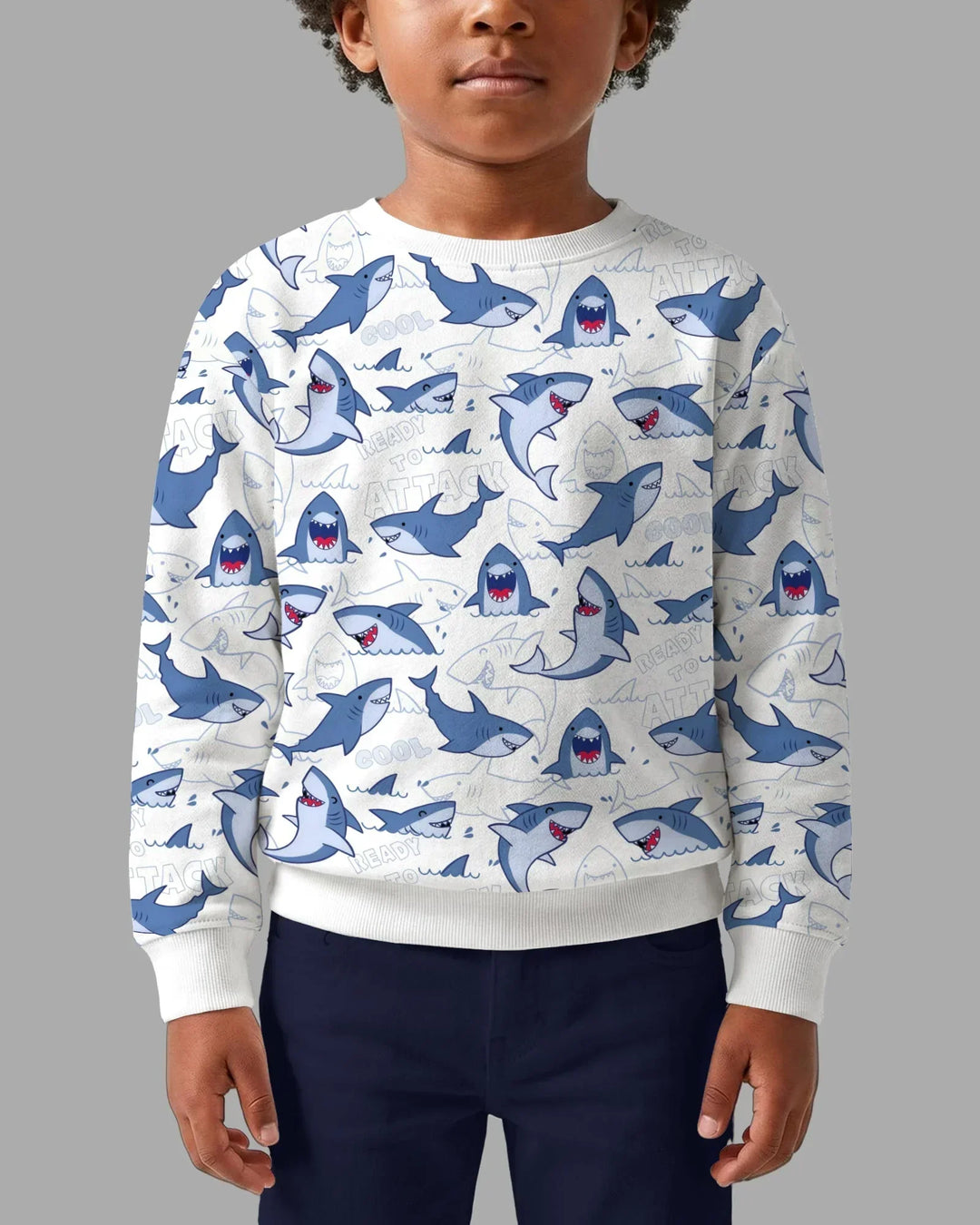 Sudadera de cuello redondo Bamboo Template