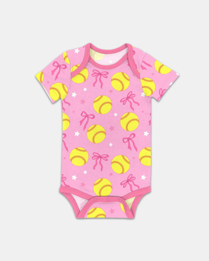 Softball Lovers Bamboo Bodysuit