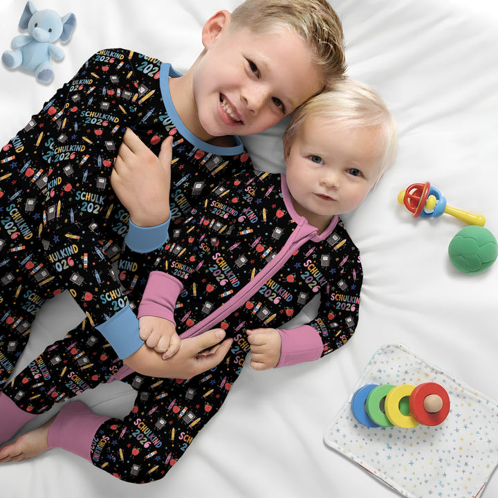 Gerippte Babykleidung mit individuellem Foto - Weich &amp; Skizzenhaft