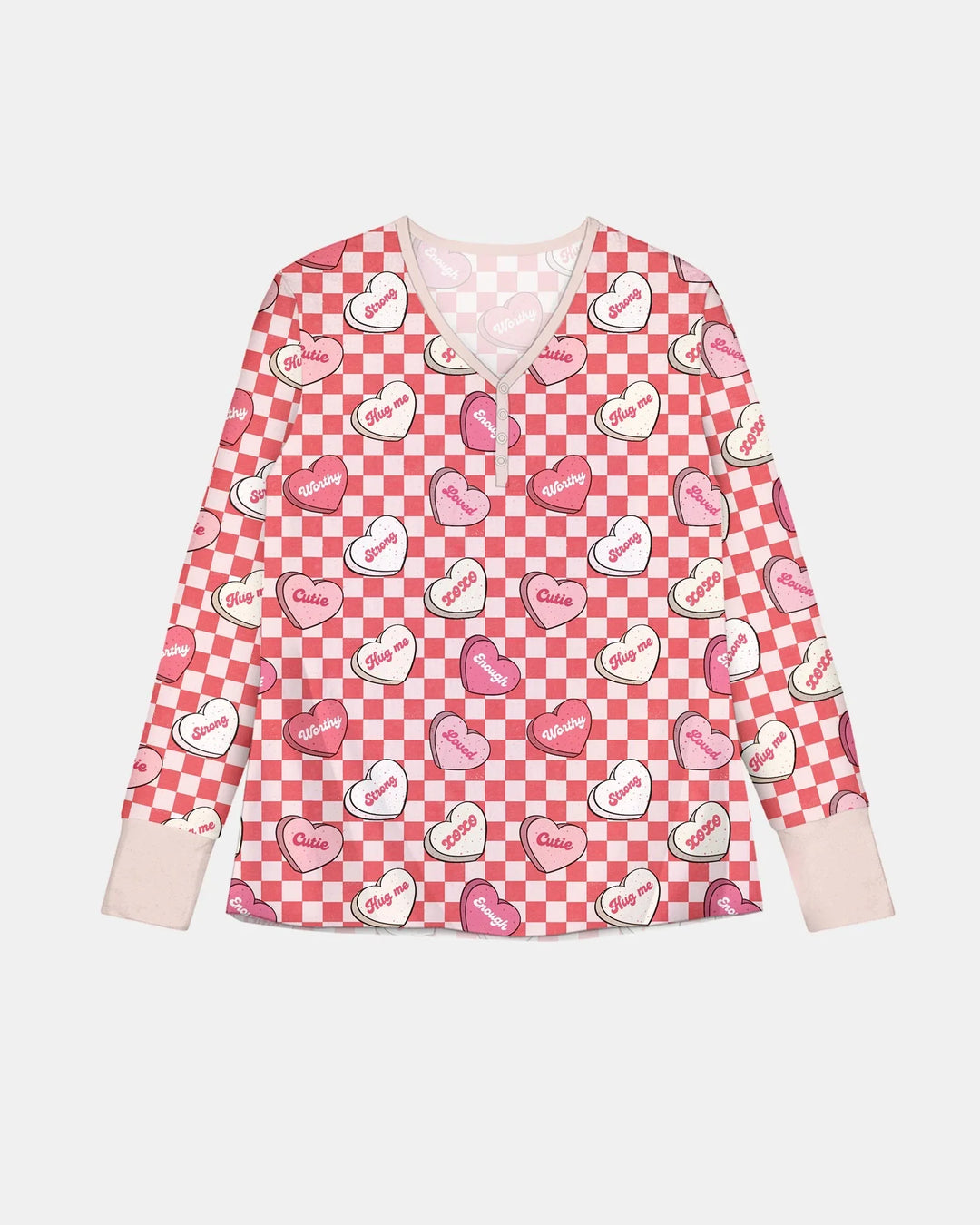 Valentine in Hearts Women Pajama Set