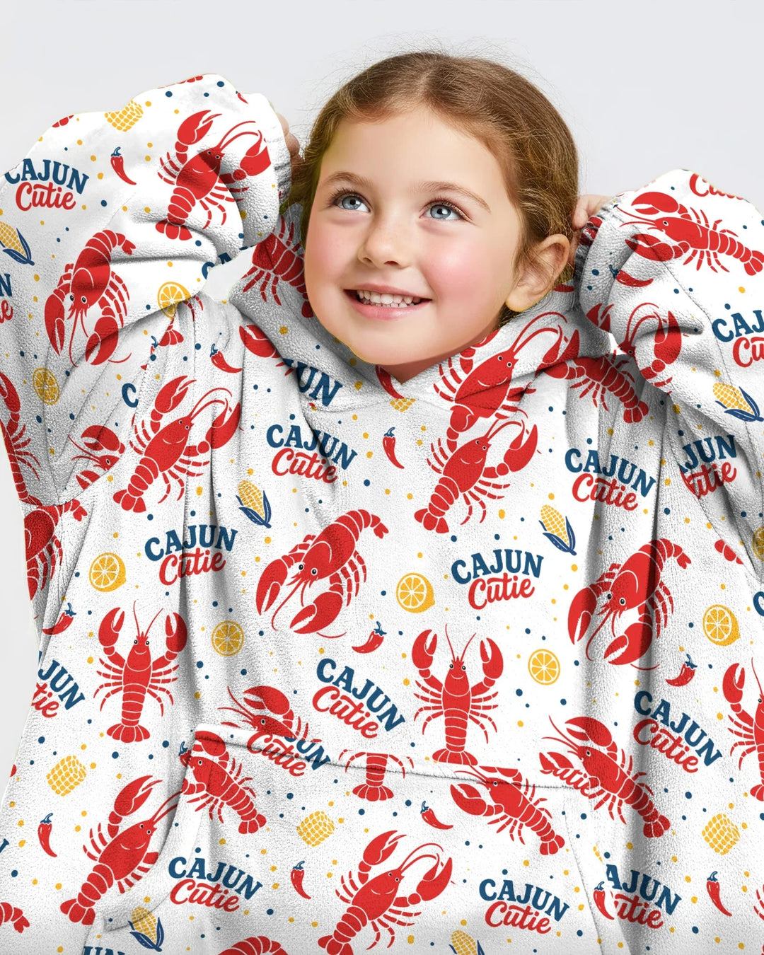 Cajun Cutie Wearable Bamboo Blanket Hoodie