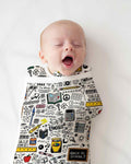 School Days Doodles Bamboo Sleep Bag Swaddler