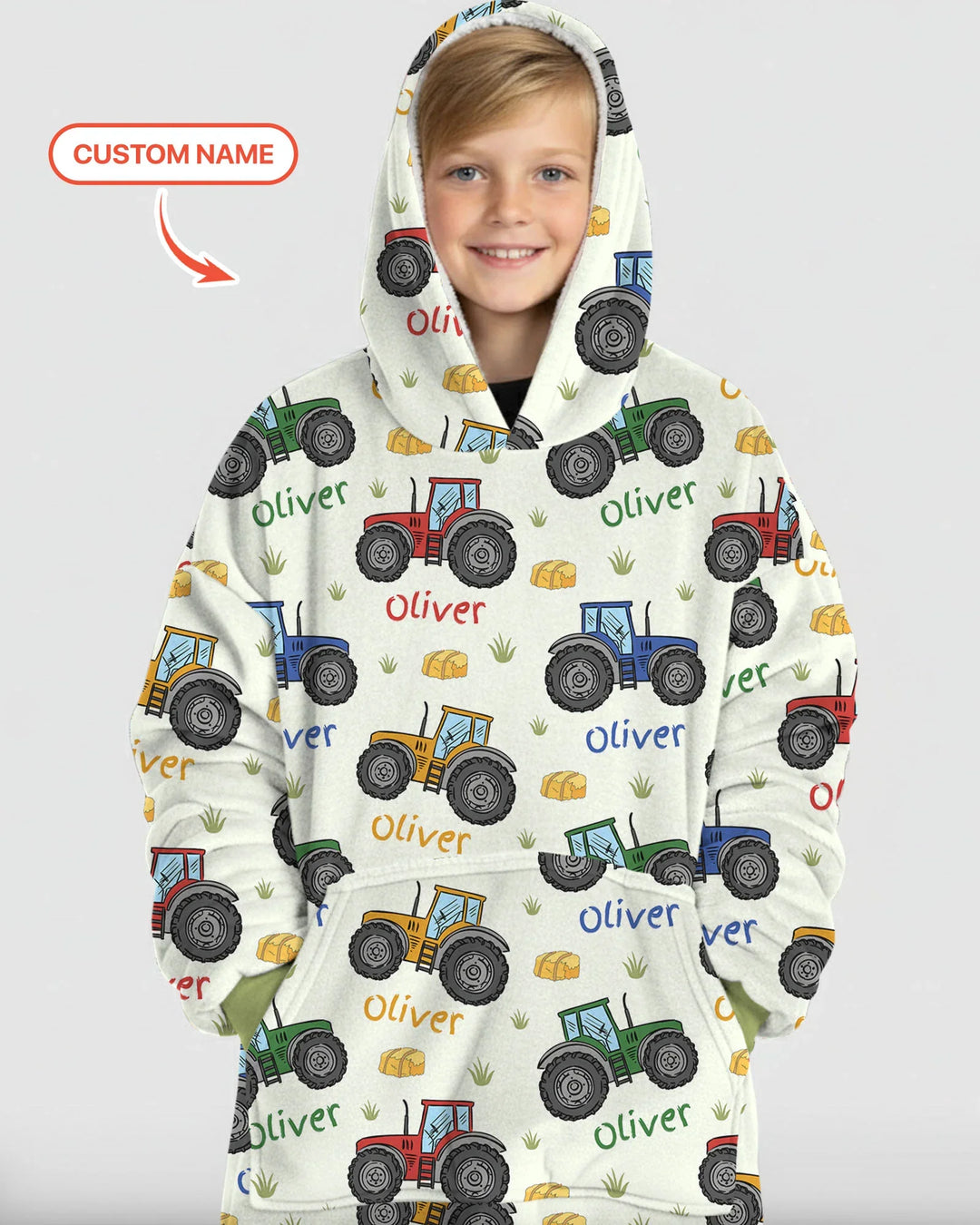 Custom Name A Little Dirt Never Hurt Bamboo Blanket Hoodie