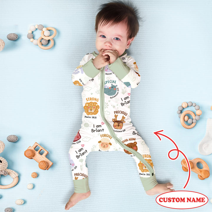 God’s Little Zoo Custom Name Convertible Zippy