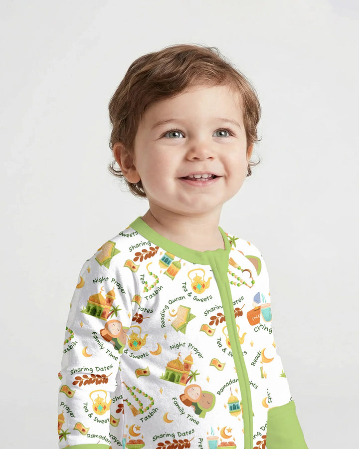 Ramadan Mubarak Matching Family Convertible Zippy