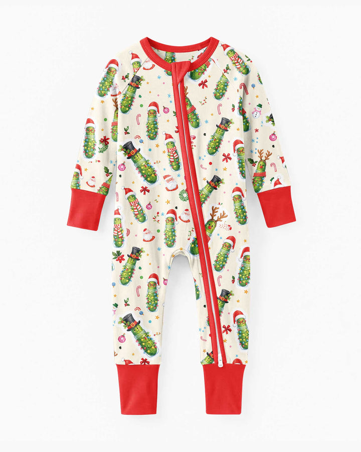 Funny Christmas Pickle Bamboo Convertible Zippy