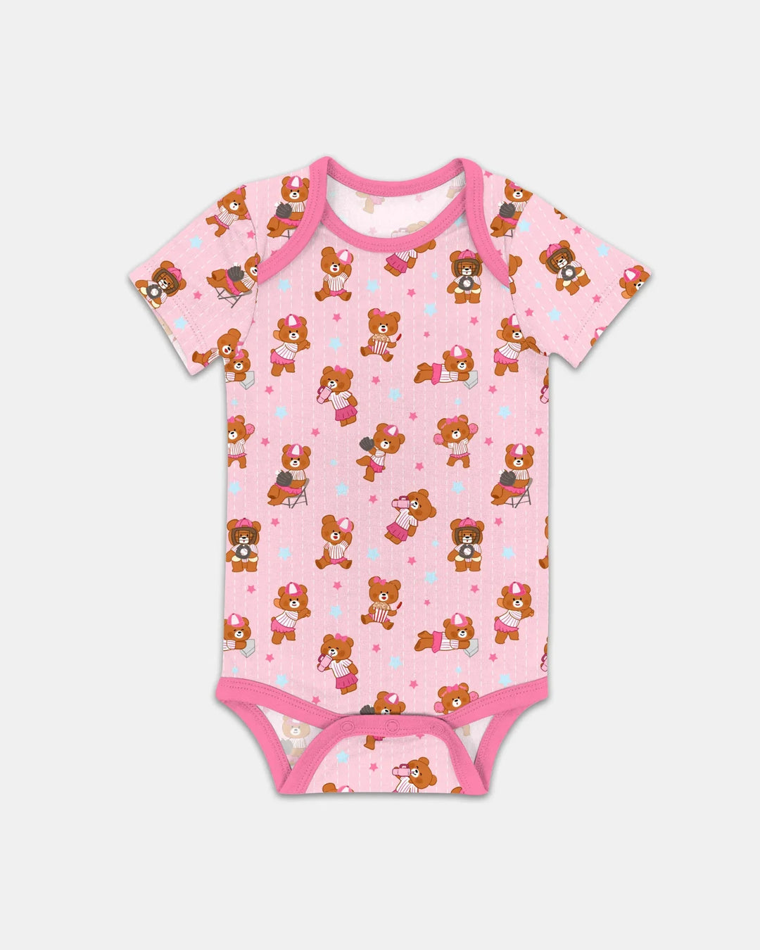 Born To Play Baseball Bamboo Bodysuit