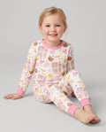 Jesus Loves Me This I Know Bamboo Two Piece Long Sleeve Pajama Set