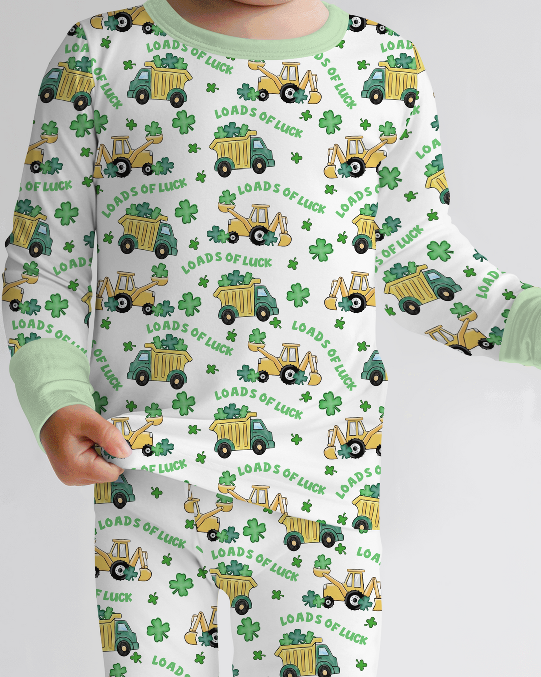 Loads Of Luck Two Piece Long Sleeve Pajama Set