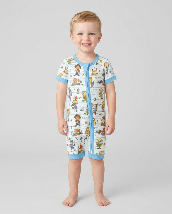 School Days Adventure Bamboo Shorty Zippy
