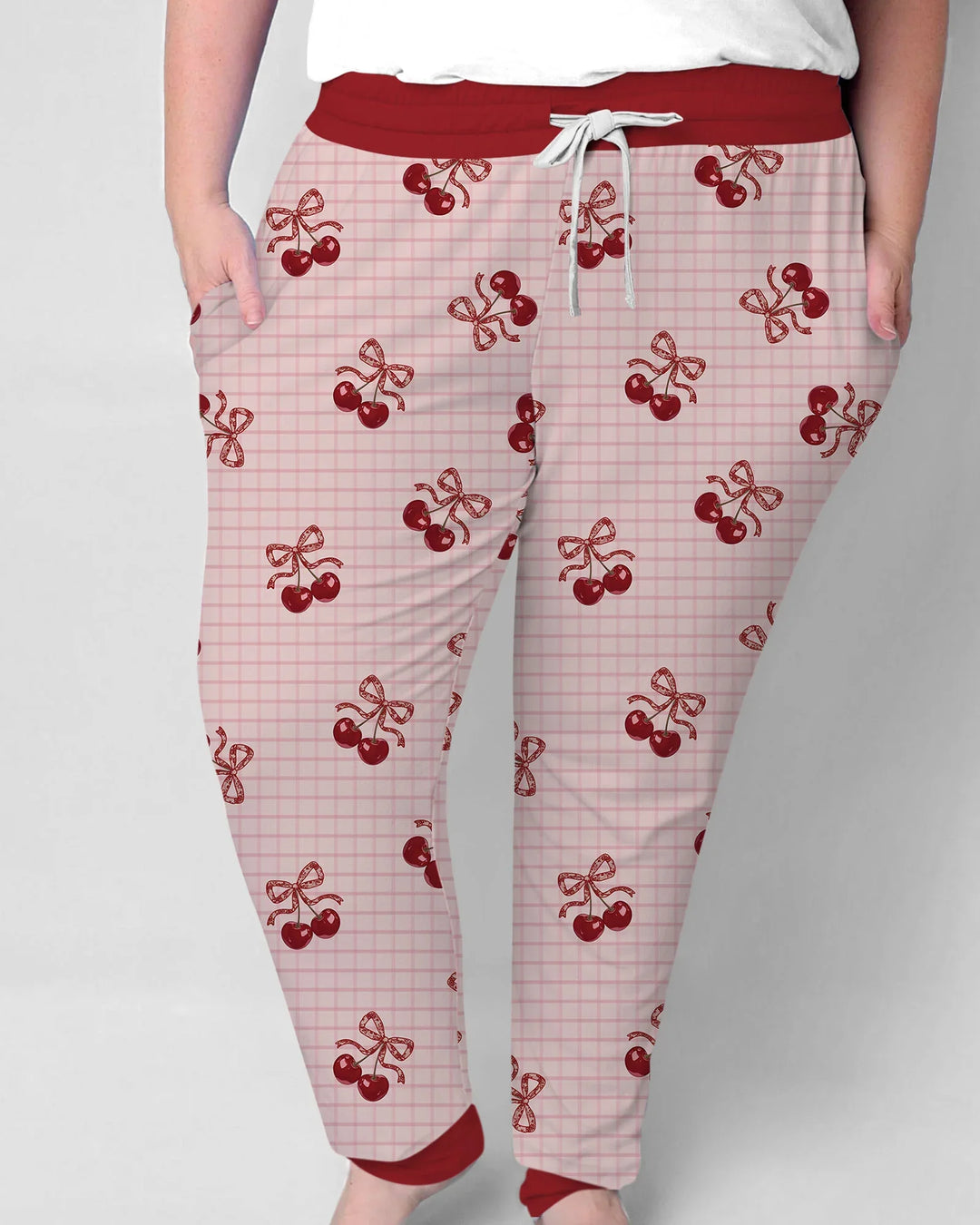 Cherry Mom and Me Bamboo Women Pajama Set
