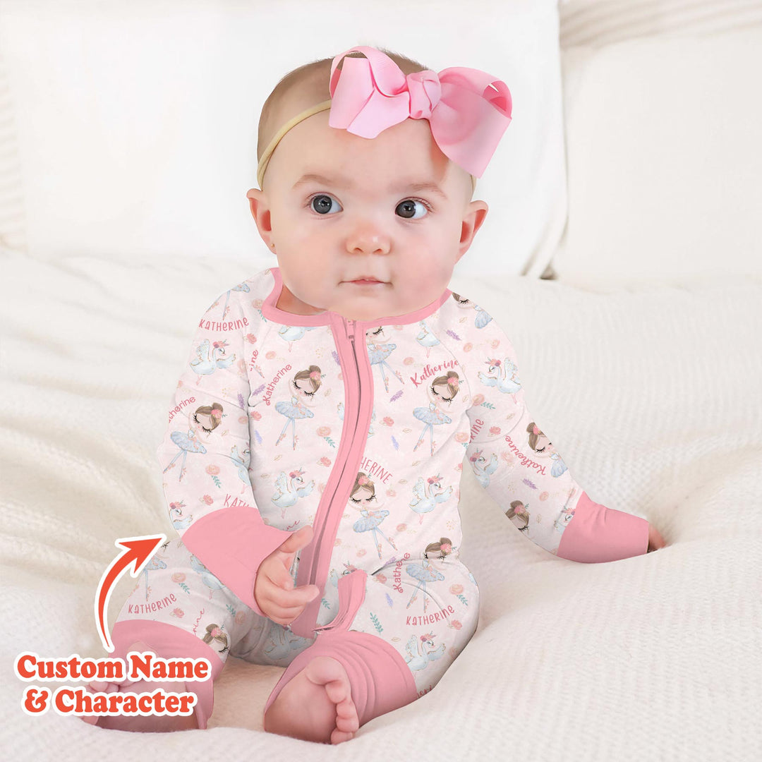 Custom Name Ballerina Doll Convertible Zippy