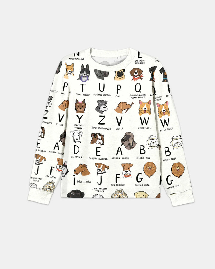 Funny Dogs Alphabet Men's Pajama Set