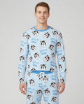 Funny Snowman Bamboo Men's Pajama Set