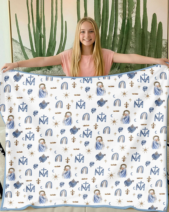 Little Ave Maria Bamboo Blanket