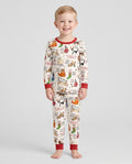The 12 Cats of Christmas Bamboo Two Piece Long Sleeve Pajama Set