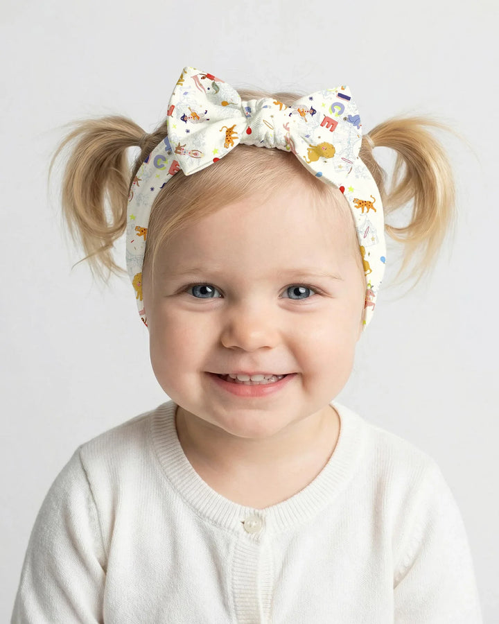 Custom Name Circus Toile Headband