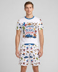 Someone in Texas Loves Me Bamboo Men Short Sleeve Short Pajama Set