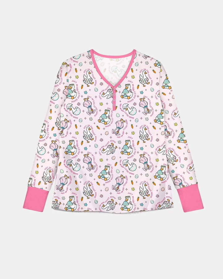 Easter Silly Goose Women Pajama Set